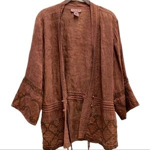 Citron Linen & Silk Jacket